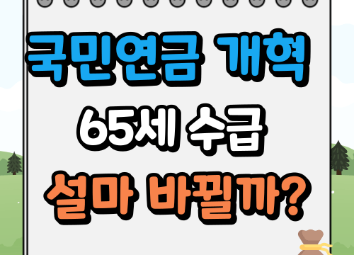 국민연금 개혁안