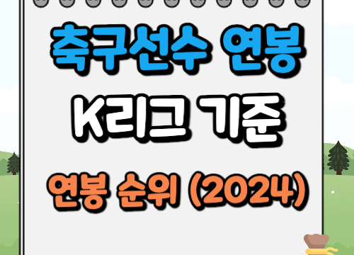 k리그 축구선수 연봉 순위 2024