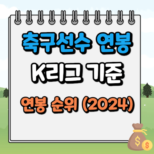 k리그 축구선수 연봉 순위 2024