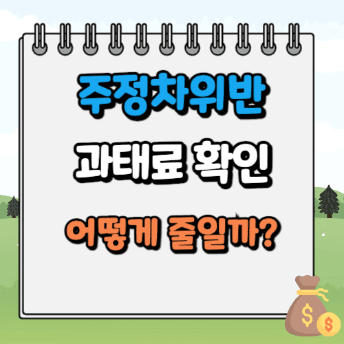 주정차위반 실시간 조회