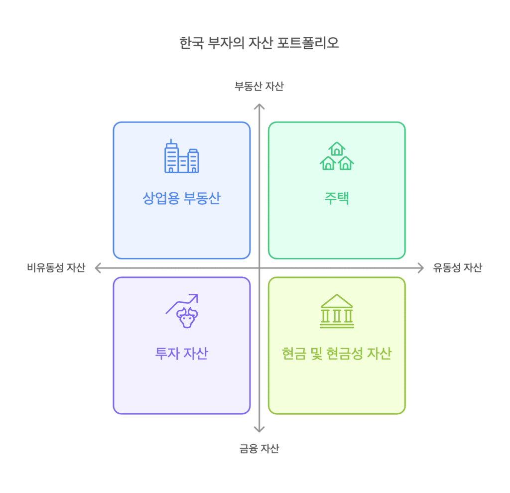 부자들의 자산 포트폴리오