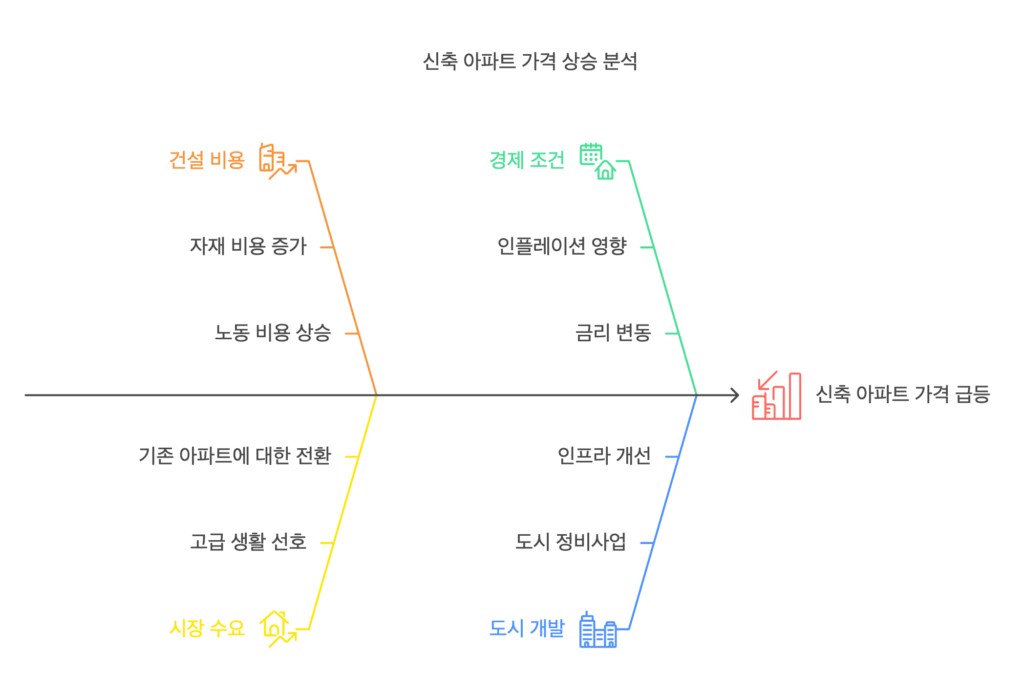 신축 아파트 가격 상승 요인