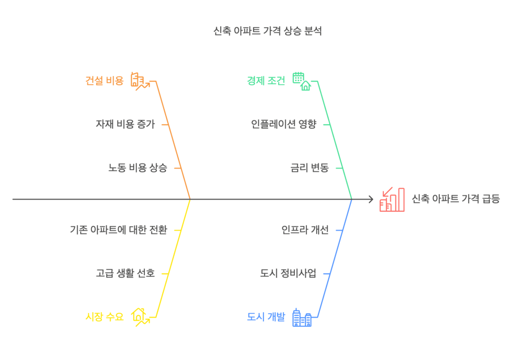 신축 아파트 가격 상승 요인