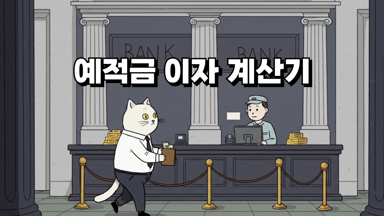 예적금 이자 계산기