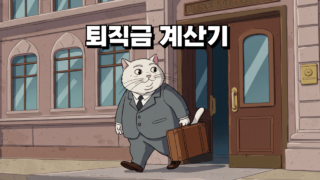 퇴직금 계산기 (10년 다니고 퇴사하면 얼마 받을까?)