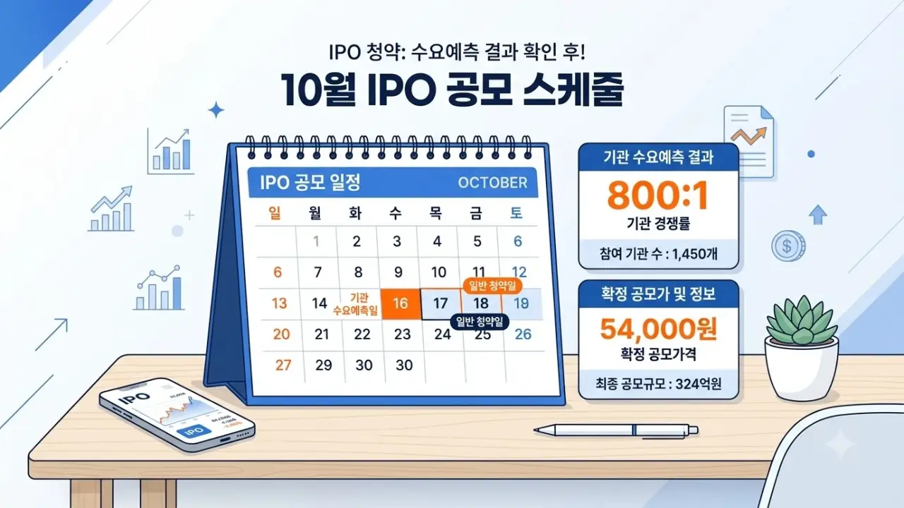 공모주 일정·수요예측 결과 확인 방법 (2026)